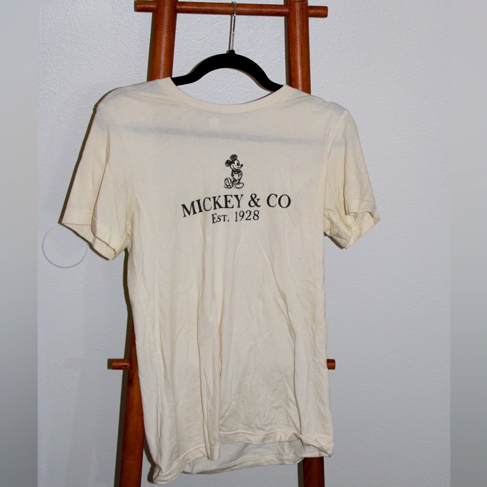 Disney Mickey Mouse Tshirt, Cream.